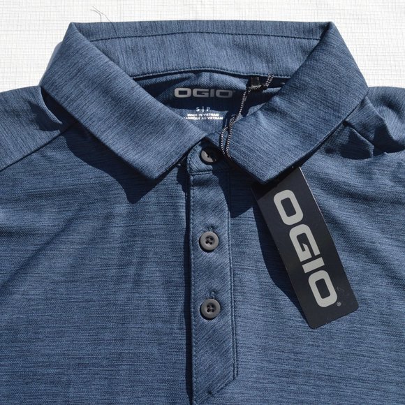 OGIO ® Slate Polo OG143 Color Navy Size S (New) - Picture 6 of 9